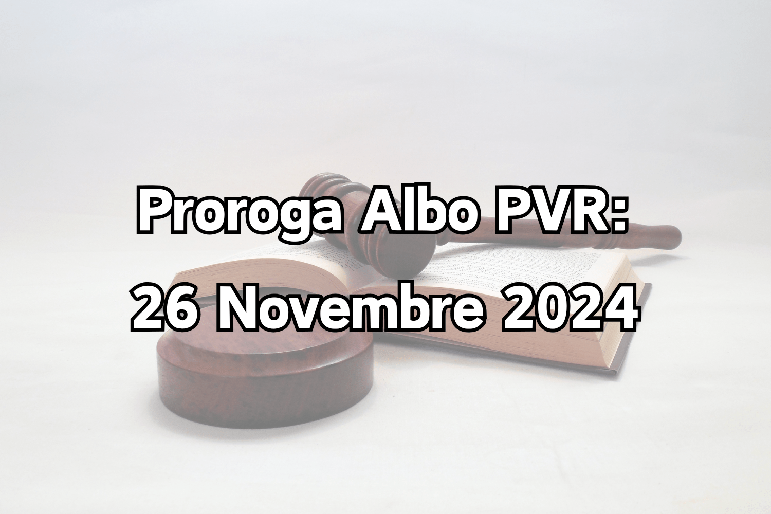 Proroga Albo PVR